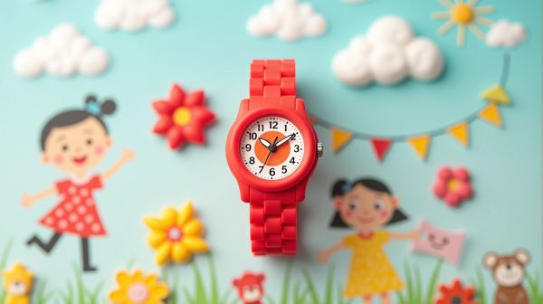 Optez pour une montre colorée et amusante pour enfants